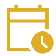 Icon - Calendar with clock Icon - Calendar with clock