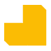 Yellow block - right - transparent Yellow block - right - transparent